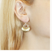 Organic Disc Earrings - Accent's Novato