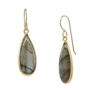 Teardrop Vermeil Earrings - Accent's Novato