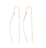 Hammered Arc Threader Earrings - Accent's Novato