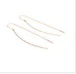 Hammered Arc Threader Earrings - Accent's Novato