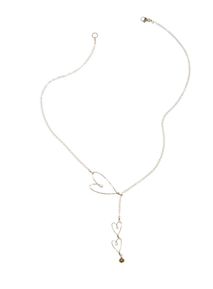 Sliding Hearts Necklace