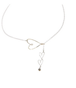 Sliding Hearts Necklace