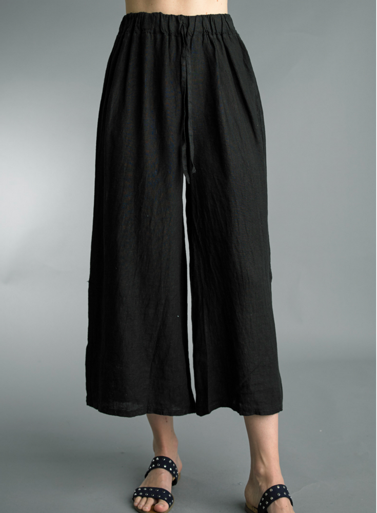 Wide Leg Linen Pant - Accent's Novato