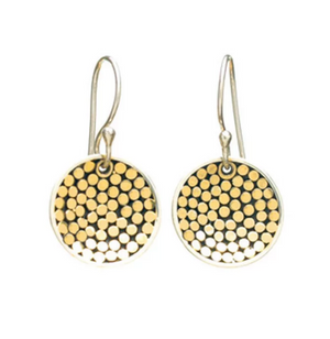 Be a Light Concave Disc Earrings