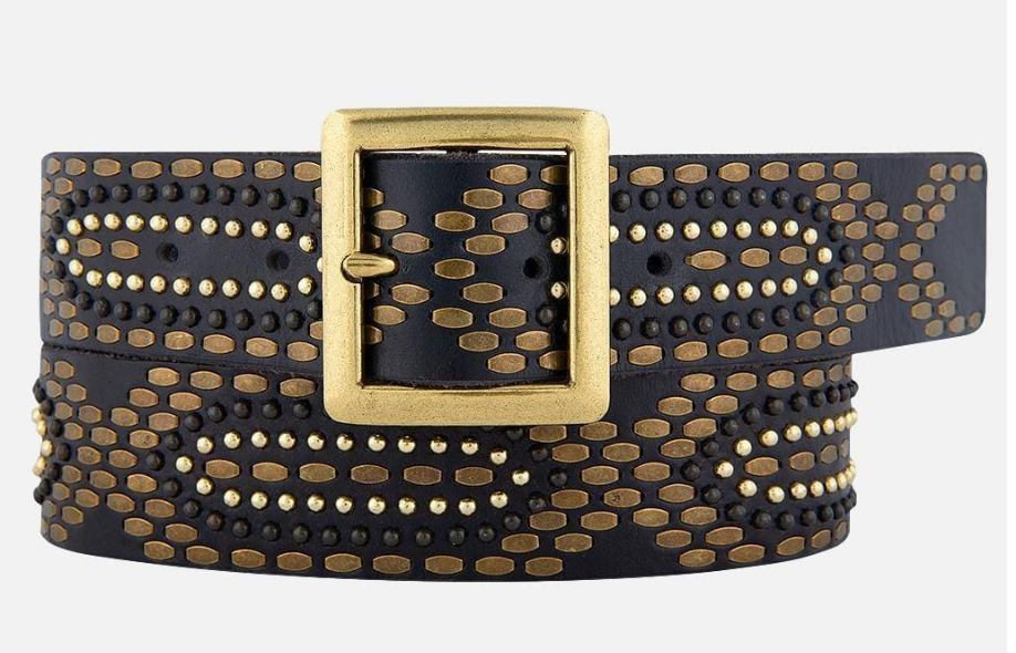 Studded Leather Belt