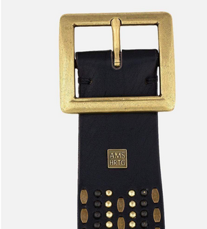 Studded Leather Belt