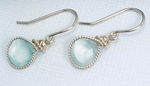Braided Gemstone Earrings